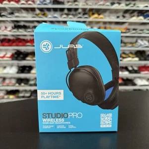 JLAB Studio Pro Wireless Headphones Black Earphones Bluetooth - Picture 1 of 7