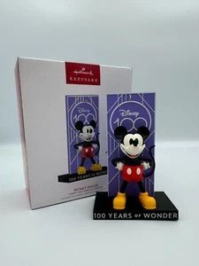 Hallmark Andenken 2023 Disney 100 Jahre Wunder Mickey Mouse Weihnachtsschmuck - Bild 1 von 1