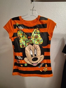 Disney Minnie Mouse Halloween tee shirt, girl's L (10-12) - Picture 1 of 3