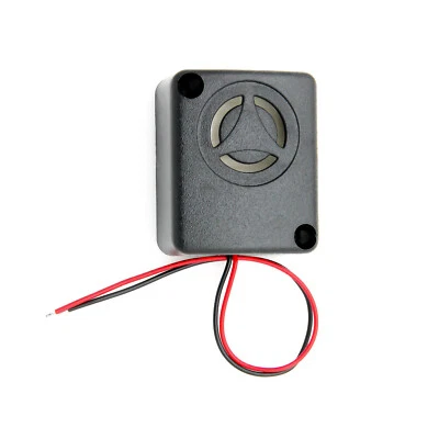 Mini sirene de alarme piezoelétrico 110dB (6 a 15 VDC) - Antirroubo 12V DC - Alto passo alto - Imagem 1 de 4