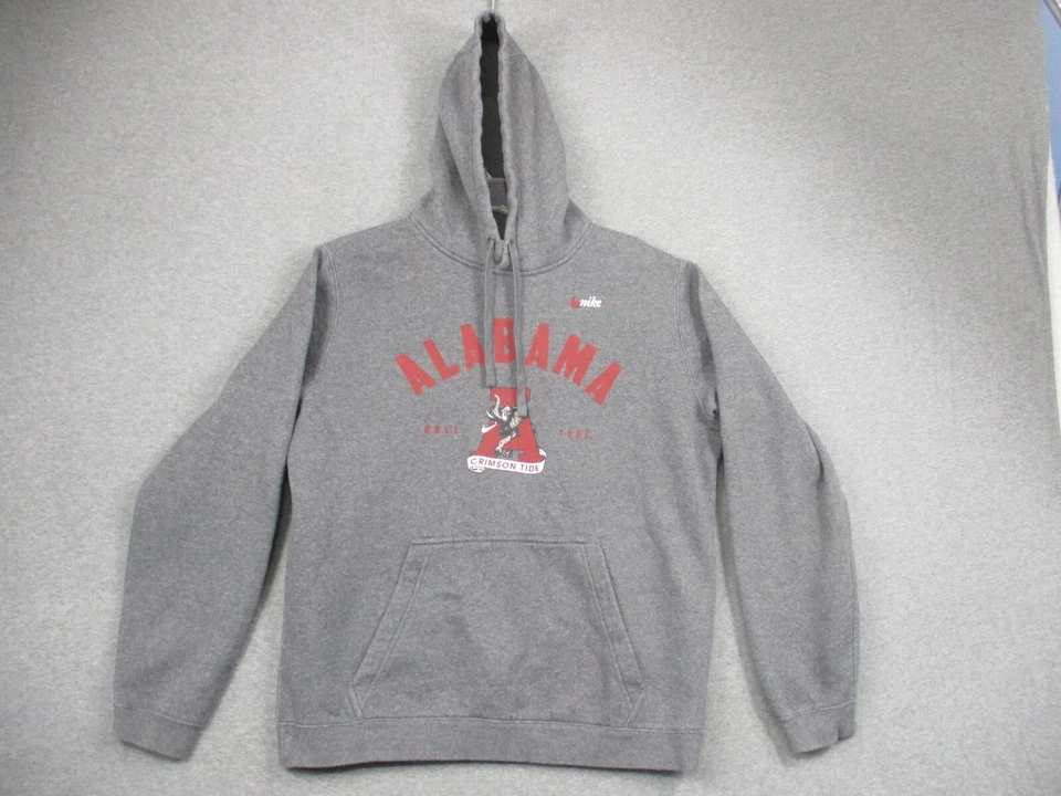 Vintage Nike Alabama Crimson Tide Football Sweatshirt Medium Gray - Image 1 of 4