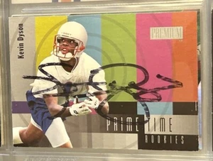 Kevin Dyson 1998 Skybox Prime Time novato firma autógrafo firmado AUTO RC TTM - Imagen 1 de 2