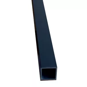Alu Vierkantrohr 13,5x13,5x1,25mm ANTHRAZIT RAL7016 1m Aluminium - Bild 1 von 3