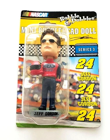 Jeff Gordon #24 DuPont Mini Bobblehead Doll Bobble Dobbles Figure NASCAR NEW Cover