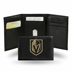 VEGAS GOLDEN KNIGHTS HERREN PREMIUM DREIFACH FALTBARE GELDBÖRSE BESTICKT - Bild 1 von 1