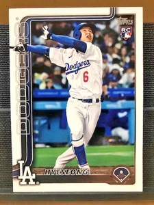 2025 Topps Series Two Hyeseong Kim Card #573 Los Angeles Dodgers (RC)-Mint - Picture 1 of 12