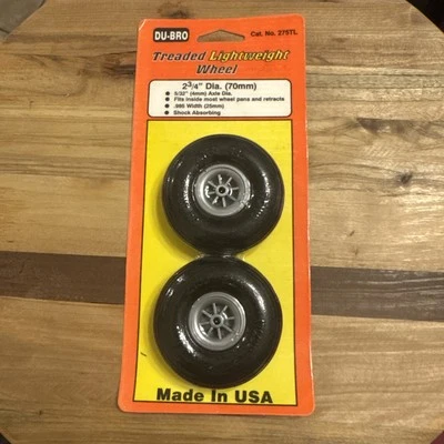 Juego de ruedas ligeras pisadas DU-BRO 275TL 2-3/4 pulgadas (paquete de 2) NOS Foto 1 de 3