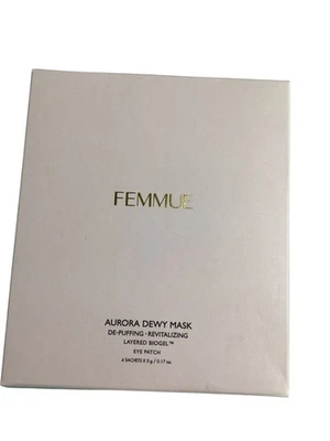 Femmue Aurora Dewy Mask De-puffing Revitalizing Layered Biogel Eye Patch 4 count - Image 1 of 4