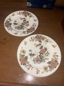 2 platos de almuerzo Wedgwood Eastern Flowers TKD 426 9-1/4" - Imagen 1 de 12