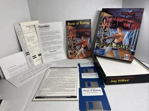 Wolfenstein PC Spear Of Destiny 3 dischi 1/2" 1992 id software, inserti e codice - Foto 1 di 24
