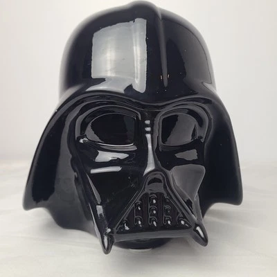 Darth Vader Head Helmet Coin Bank - Star Wars Ceramic Collectible Piggy Bank - Image 1 of 4