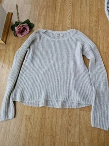 Pullover Strickpullover Hollister Gr S glitzer Beige - Bild 1 von 2
