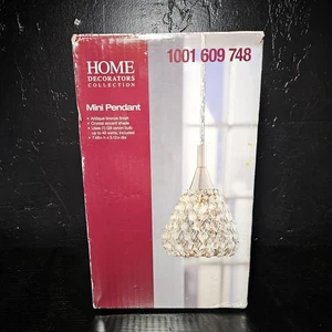 Home Decorators Collection Mini Pendelleuchte Kristall Akzent Schirm 1001 609 748 - Bild 1 von 4