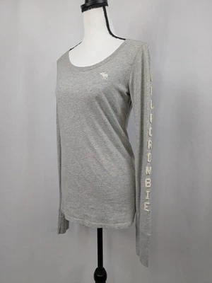 Camiseta Y2K De Colección Abercrombie & Fitch Gris Manga Larga Bella Swan Mujer L A073 Foto 1 de 4