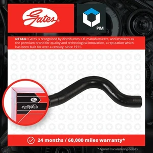 Radiator Hose fits FIAT PUNTO 188 1.3D Upper 03 to 12 188A9.000 Coolant Gates - Picture 1 of 2