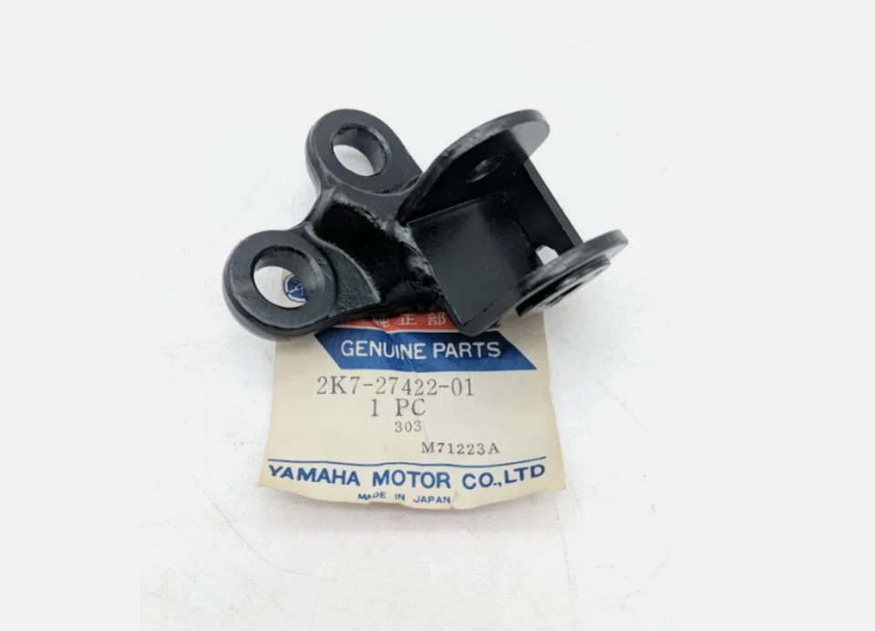 1976 - 1978 年雅马哈 YZ250 YZ400 原始设备制造商右脚支架 2K7-27422-01 — 第 1/1 张图片