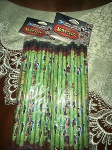 VintageClassic Monsters Stamps 15 Pencils New Old Stock 1997 ( 2 packs ) - Picture 1 of 9