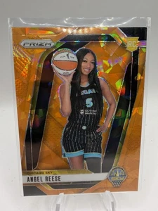 Panini Prizm Angel Reese 2024 naranja hielo agrietado RC #147 ¡Cielo novato! WNBA! - Imagen 1 de 2
