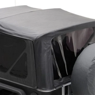 For Jeep Wrangler JK 2007-2009 OEM Soft Top | 2Dr Black Diamond w/Tinted Windows Foto 1 de 4