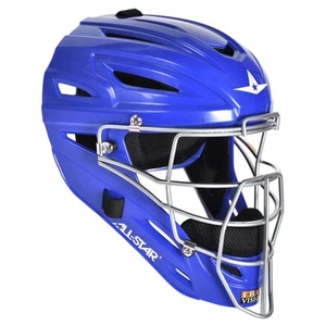 Casco de receptor de béisbol All-Star System Seven para adultos - Real - Imagen 1 de 1