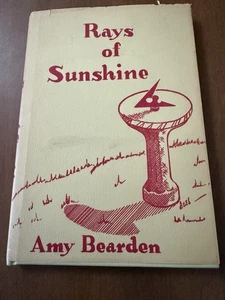 Amy Bearden Rays Of Sunshine Signed Religious Poetry 1968 HC Devotional Peaceful - Bild 1 von 14