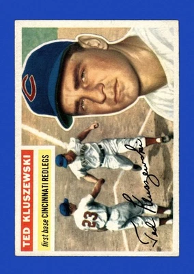 1956 Topps Set-Break # 25 Ted Kluszewski en muy buen estado-en muy buen estado *GMCARDS* Foto 1 de 2