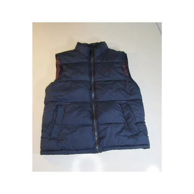 U.S. Polo Puffer Vest Men's Dark Blue Logo Full Zip Size Medium  - Image 1 of 4