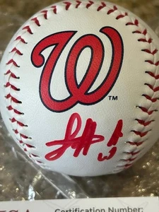 JOSE FERRER WASHINGTON NATIONALS LOGO RARE SIGNED MLB BASEBALL JSA COA - Picture 1 of 3