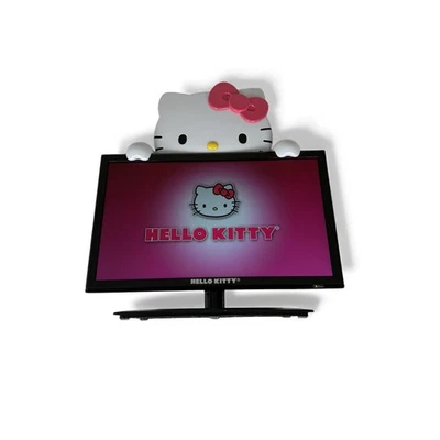 Hello Kitty Sanrio 19 Inch LED TV Monitor 2013 KT2219MBY Pink Bow Anime Cute - Image 1 of 4