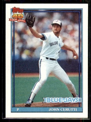 1991 Topps John Cerutti #687 Toronto Blue Jays - Image 1 of 2