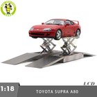 1/18 LCD Toyota Supra A80 Red Diecast Model Car Gifts For Father Friends