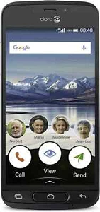 Smartphone Doro 8040 4G LTE 16GB Desbloqueado 8MP Cámara con Base - Negro NUEVO - Imagen 1 de 6