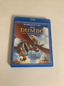 Dumbo : 70th Anniversary Blu-Ray + DVD 2-Disc Set Disney - Picture 1 of 8