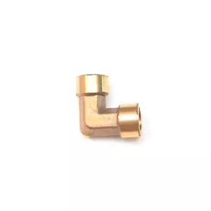 1/8" Female BSP British 90 Degree Elbow Brass Fitting Fuel, Air, Water, Oil, Gas - Picture 1 of 6