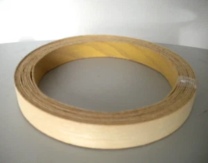 5 m Kantenumleimer, Furnierkante, Echtholzfurnier Esche 1,3 mm x 23 mm, mit SK - Bild 1 von 2