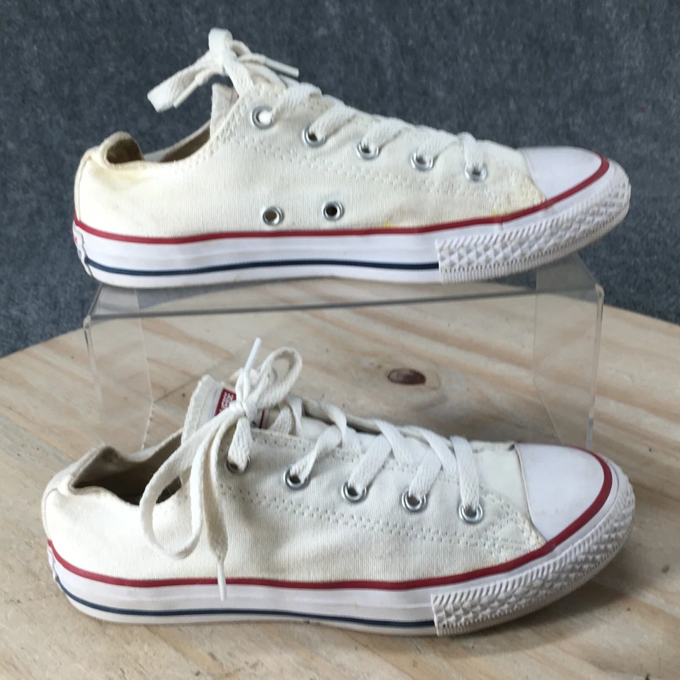 Zapatos Converse Jóvenes 3 Niños Chuck Taylor All Star Ox 3J256 Zapatilla Baja Blanca Foto 1 de 4