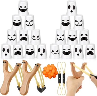 Juegos de Fiesta de Halloween para Niños Adultos Juegos de Lanzamiento de Halloween Juego de Carnaval 24 Stac Foto 1 de 4