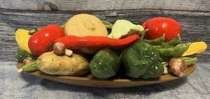 1970s~RARE XTRA LARGE~Ceramic Vegetable Bowl Centerpiece - Picture 1 of 10