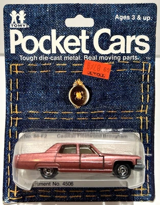 Coches de bolsillo TOMY vintage n.º Cadillac Fleetwood Brougham 86-F2 nuevo precintado Foto 1 de 4