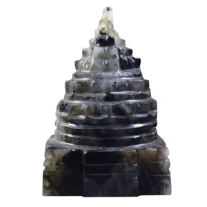 Natural Labradorite Gemstone Shree Yantra 1O0 grms mpoojashop - Picture 1 of 4