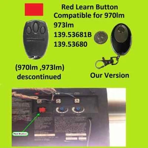 For Chamberlain Garage Door Opener Mini Remote Control 41A5021 390MHZ 1B - Picture 1 of 2
