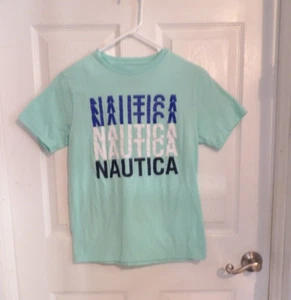 Boys Nautica T-Shirt Tee Size Large L Short Sleeve Cotton - LE31 - Picture 1 of 1
