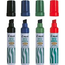 Pilot Super Color Marker Pens Extra Broad SCA-6600 Assorted Pack of 4