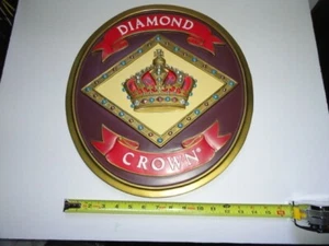 Placa colgante de pared corona de diamante medidas 18" H x 14" W nueva en caja - Imagen 1 de 22
