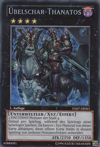 YU-GI-OH, TANATOS MAL NÍTIDOS, SCR, HA07-DE063, 1. Edición, EXCELENTE - Imagen 1 de 1