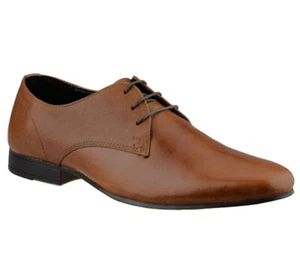 ZAPATOS BROGUE FORMALES INTELIGENTES INFORMALES CON CORDONES DE CUERO REAL CINTA ROJA PARA HOMBRES TALLA - Imagen 1 de 11