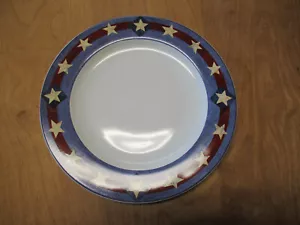 Sakura W Kimble SPIRIT OF THE FLAG Dinner Plate 10 7/8" 1 ea 2 available - Imagen 1 de 3