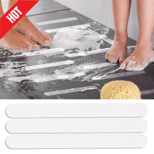 24x Anti Slip Bath Stickers Tape Grip Non Slip Shower Strips Pad Floor Bathtub - Picture 1 of 15
