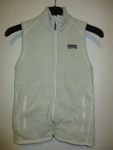 Patagonia Better Sweater Fleece Damen Small weiß Gilet Weste Bodywarmer 25886 - Bild 1 von 13
