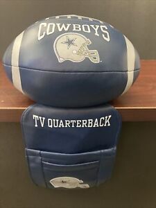 Dallas Cowboys TV Quarterback Blue NFL Football Chair Remote Pocket Organizer